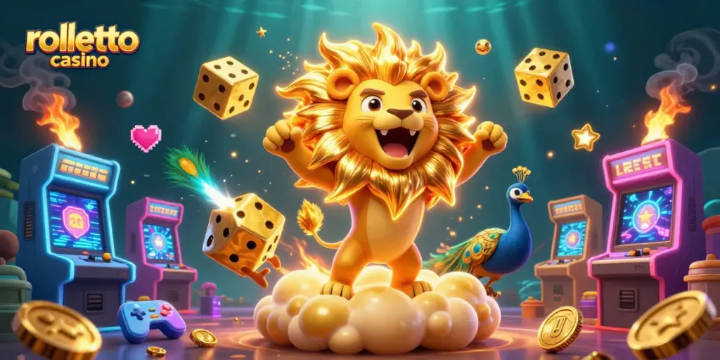 Experience the excitement of rolletto casino with vibrant 3D graphics and dynamic game elements.
