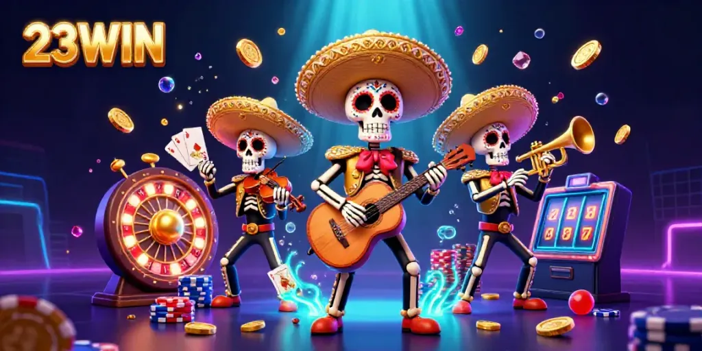 Experience thrilling gameplay at 23WIN with our vibrant mariachi celebration of casino fun.