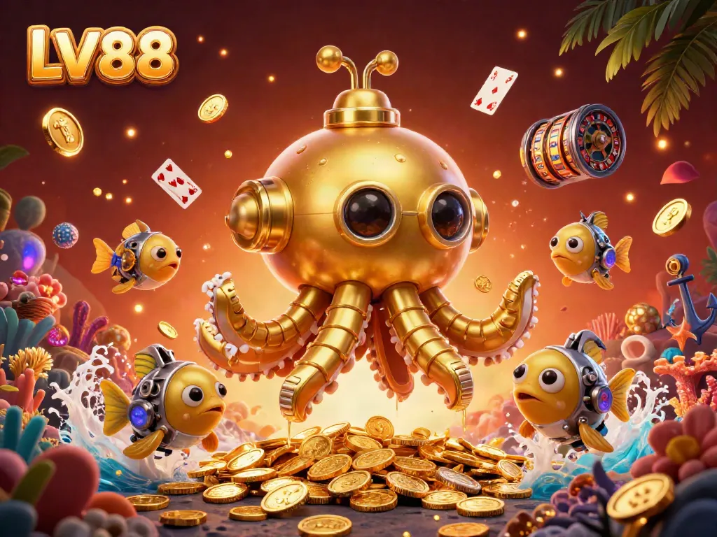 Experience thrilling gaming adventures with LV88's dynamic online casino and vibrant game elements.