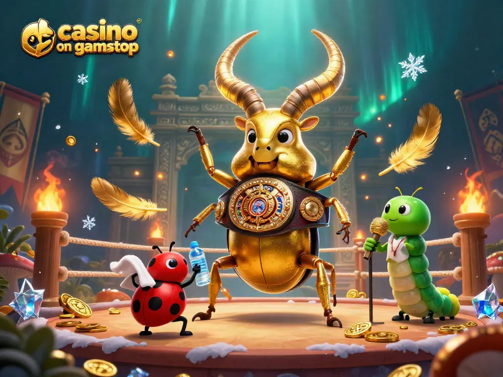 Experience excitement at a casino not on gamstop with vibrant games and glowing characters in action.