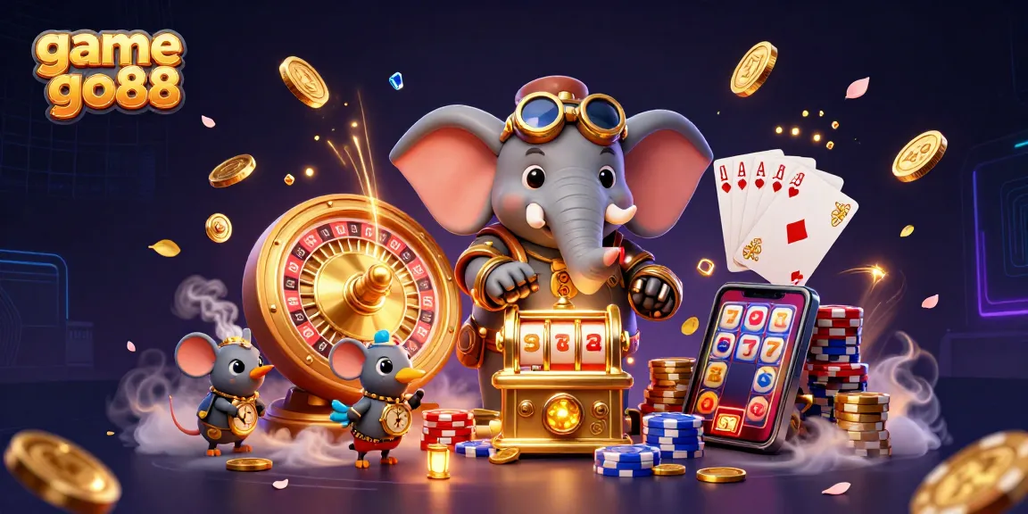 Experience thrilling slots at game go88 with vibrant characters and dynamic casino elements.